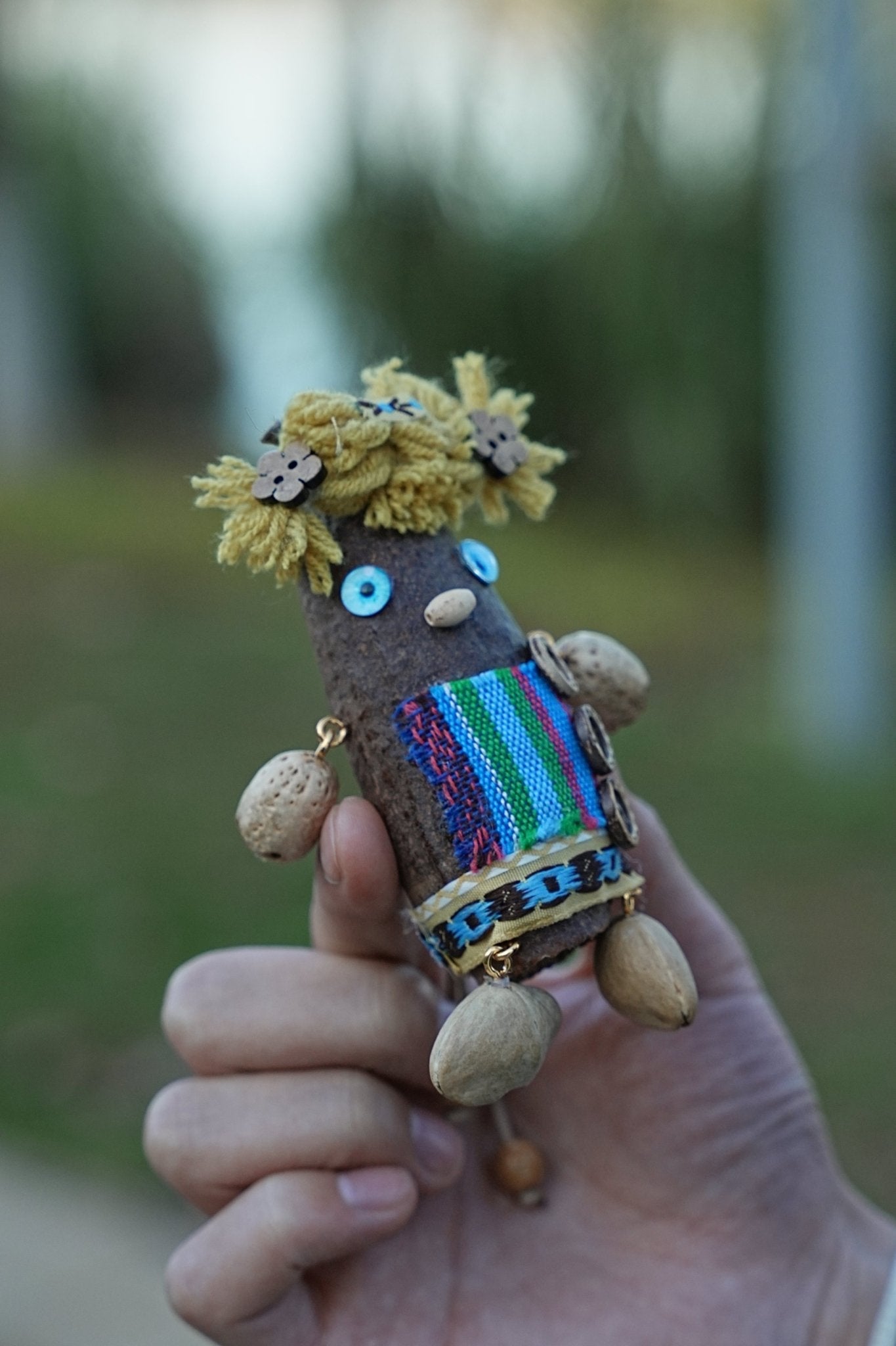 El Espantapájaros del Bosque - Muñeca Natural Hecha a Mano