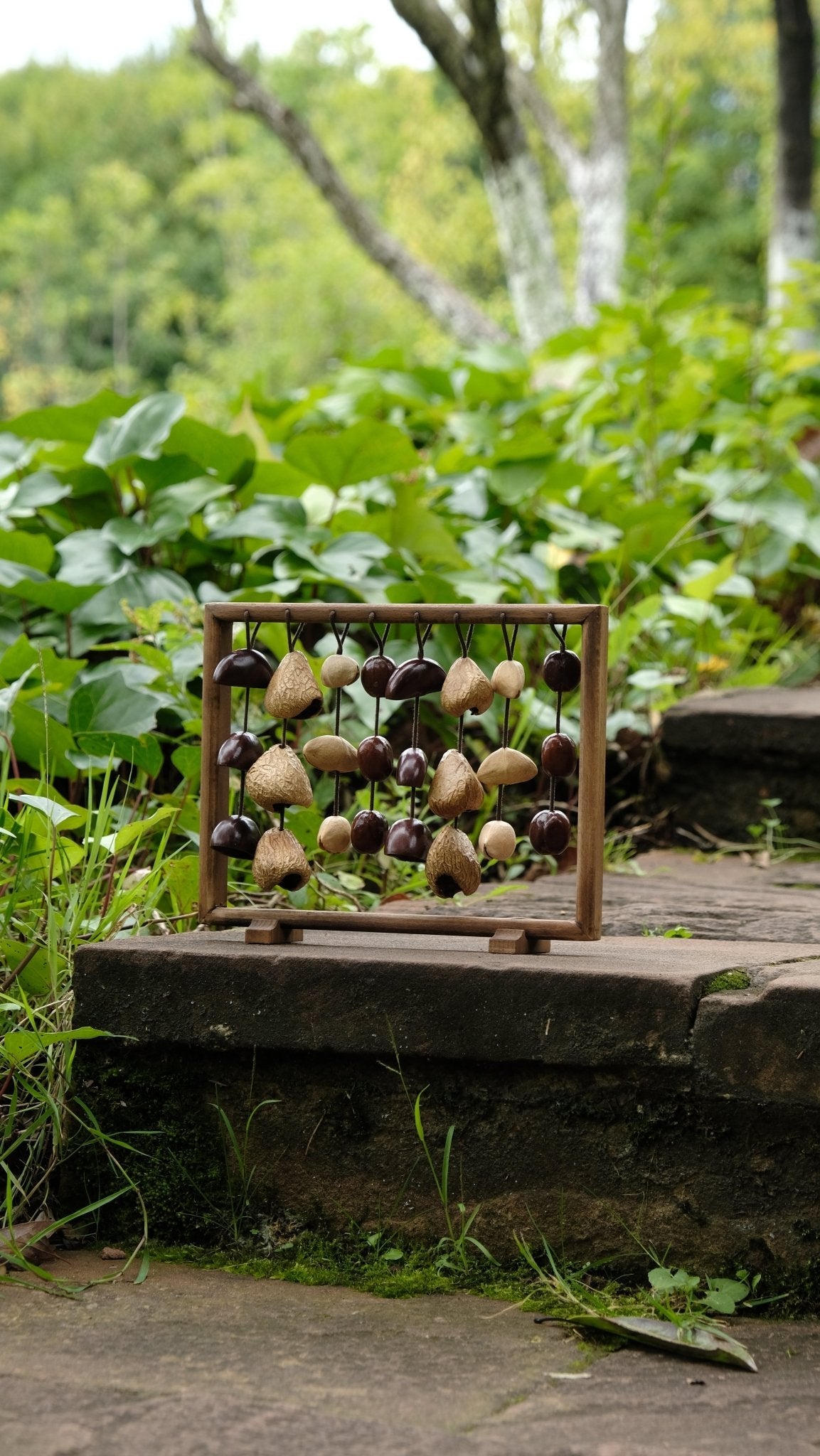 La Harpe des Fruits - Sculpture Sonore Verticale