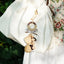 The Garden Whisper - Floral Ribbon & Wood Ring Charm