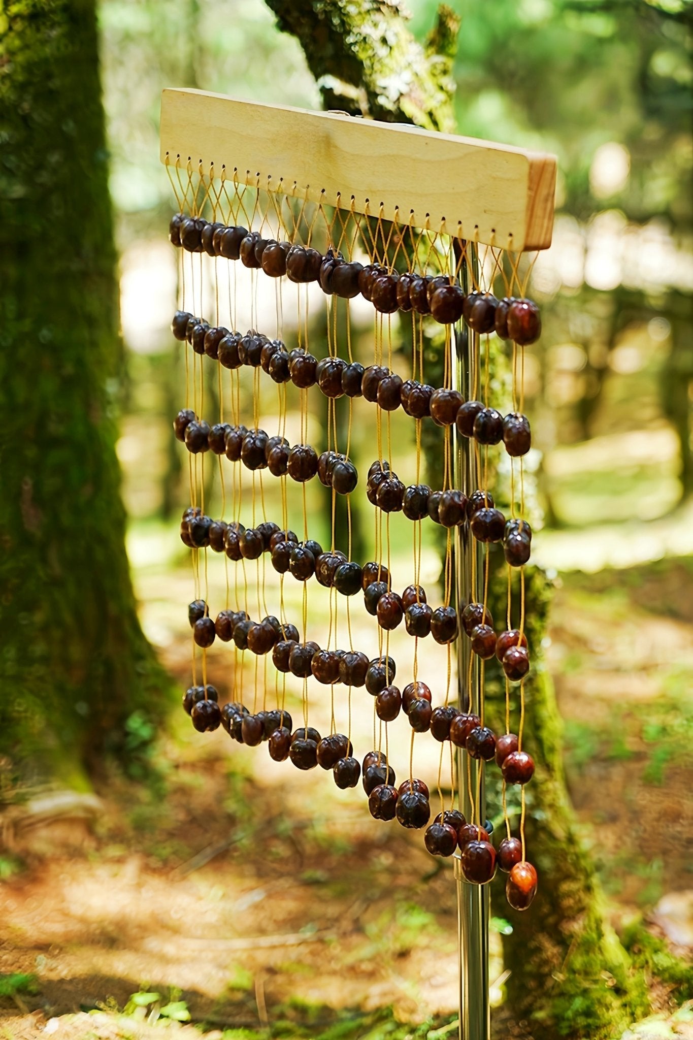Handmade Pala Cardamom Seed Shell Bar Chime