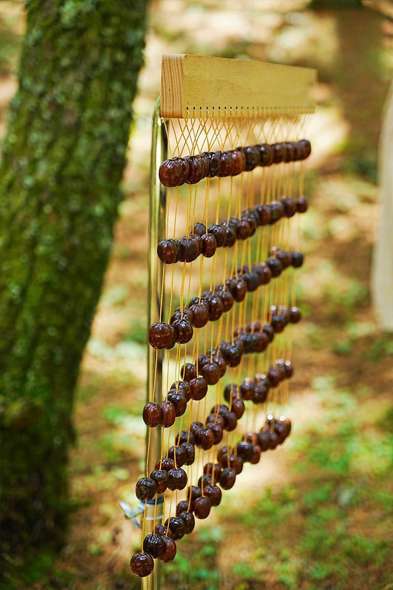 Handmade Pala Cardamom Seed Shell Bar Chime