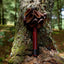 Handmade Juju Seed Pod Wooden Handle Shaker
