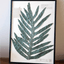 Le Grand Herbarium - Grande œuvre d'art en fougères et fleurs pressées réelles (Taille A3)