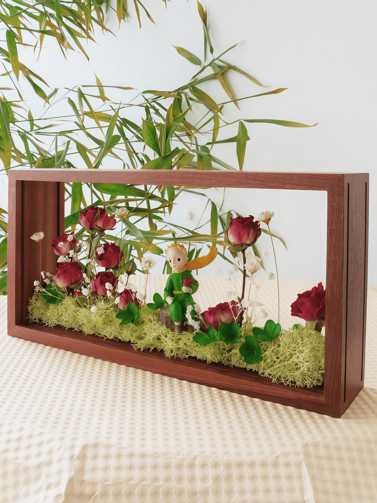 Ma Rose Unique - L'Art de la Boîte d'Ombre Le Petit Prince
