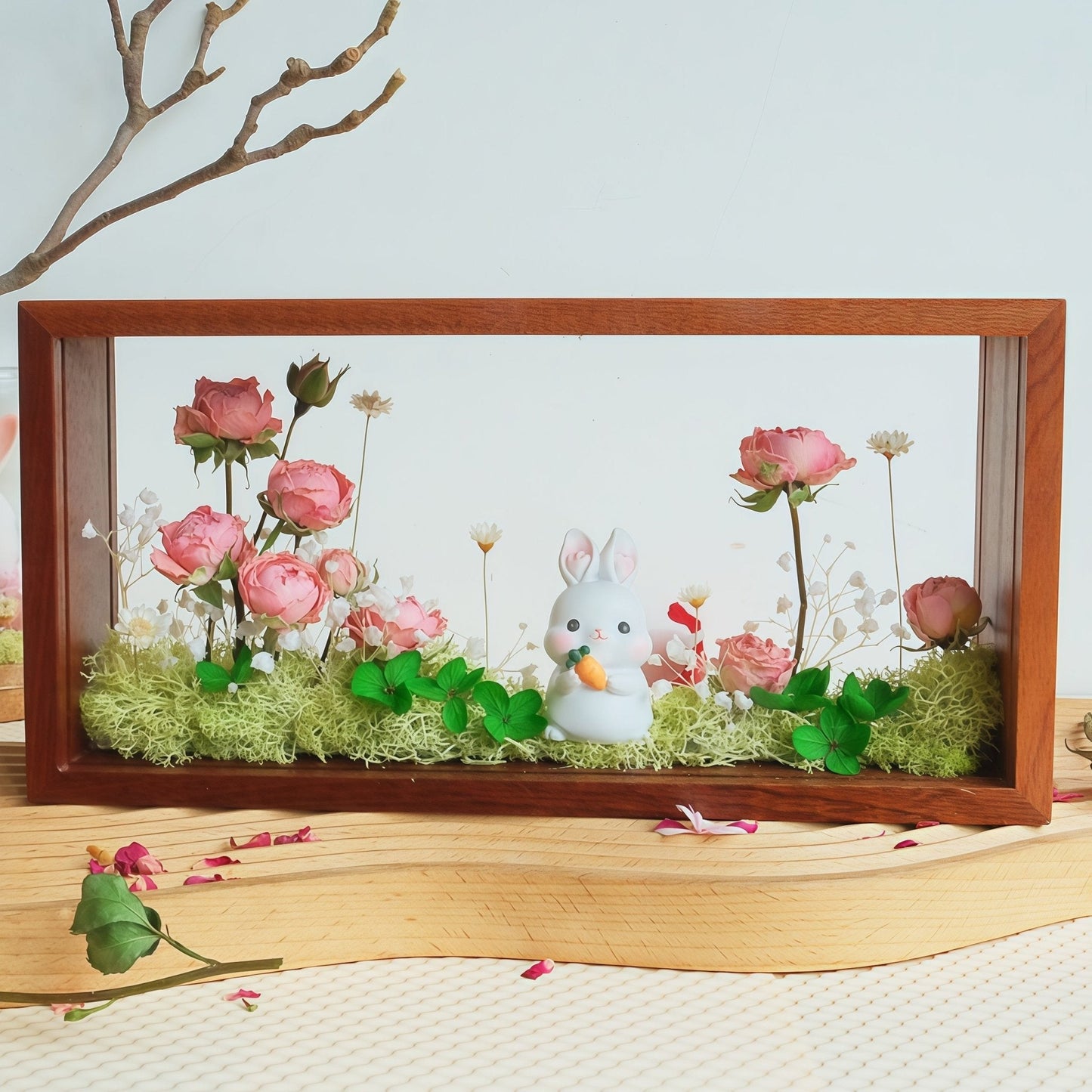 Ma Rose Unique - L'Art de la Boîte d'Ombre Le Petit Prince