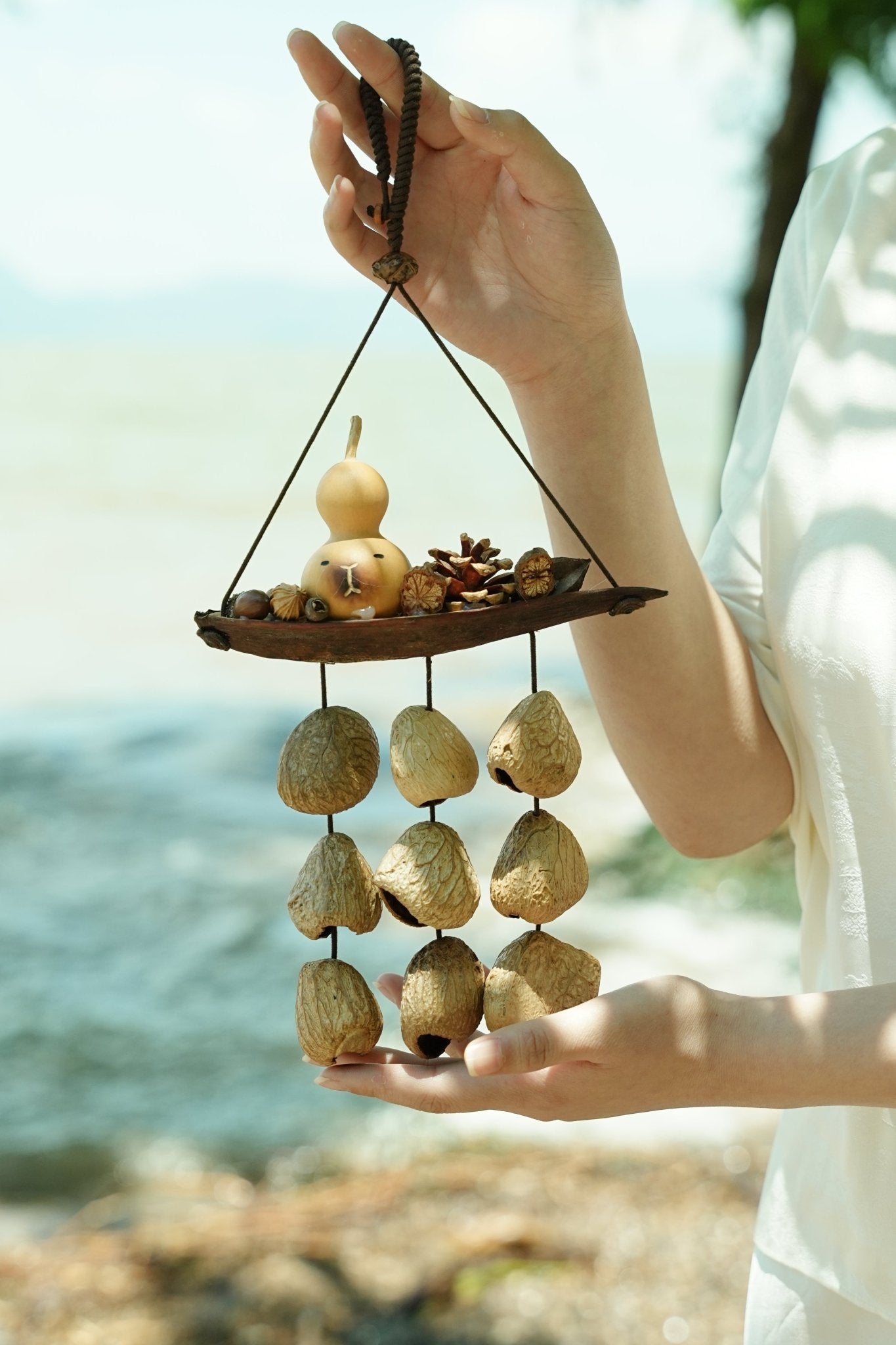 The Lucky Gourd Ark - Handcrafted Wind Chime