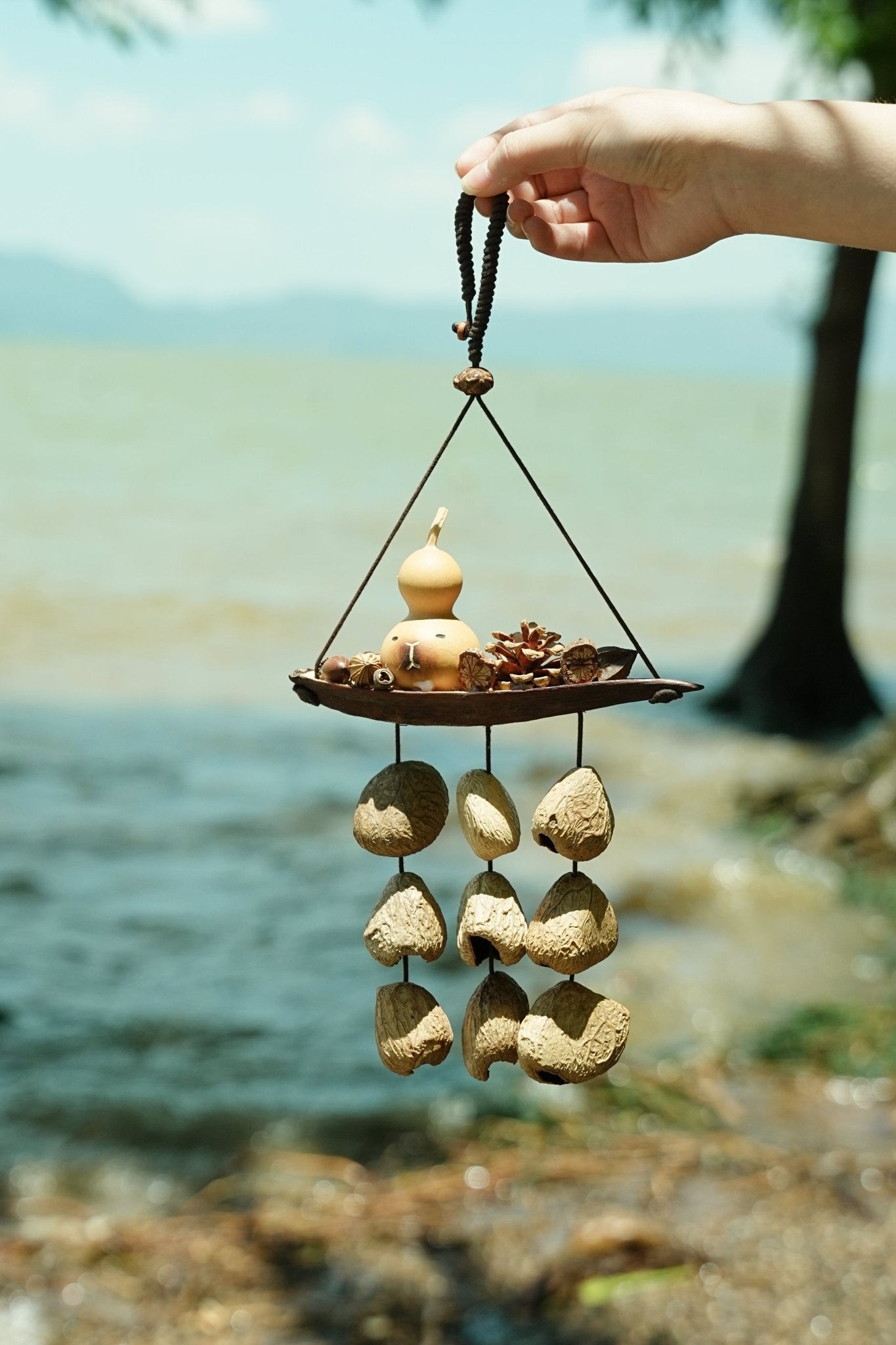 The Lucky Gourd Ark - Handcrafted Wind Chime