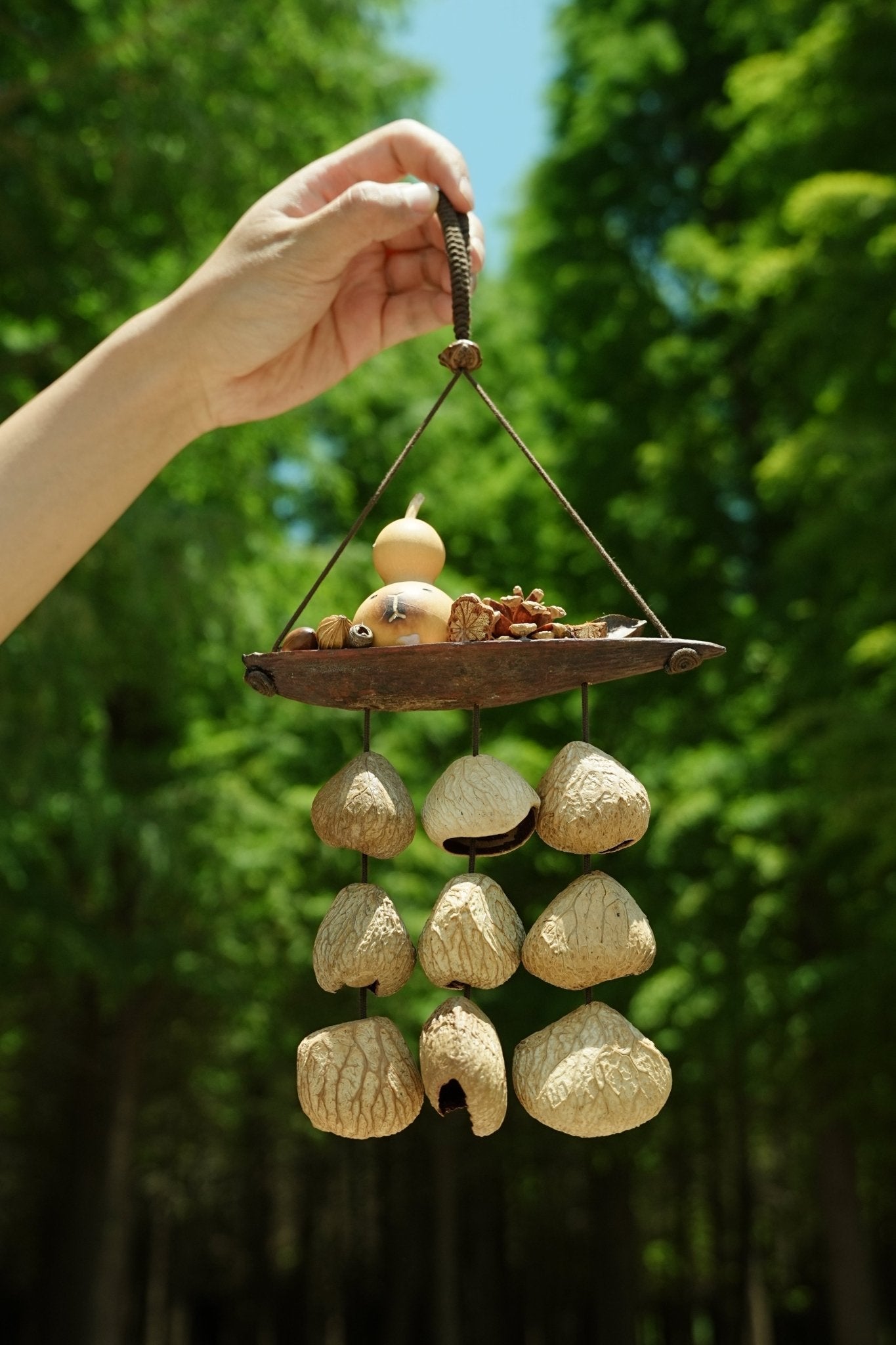 The Lucky Gourd Ark - Handcrafted Wind Chime
