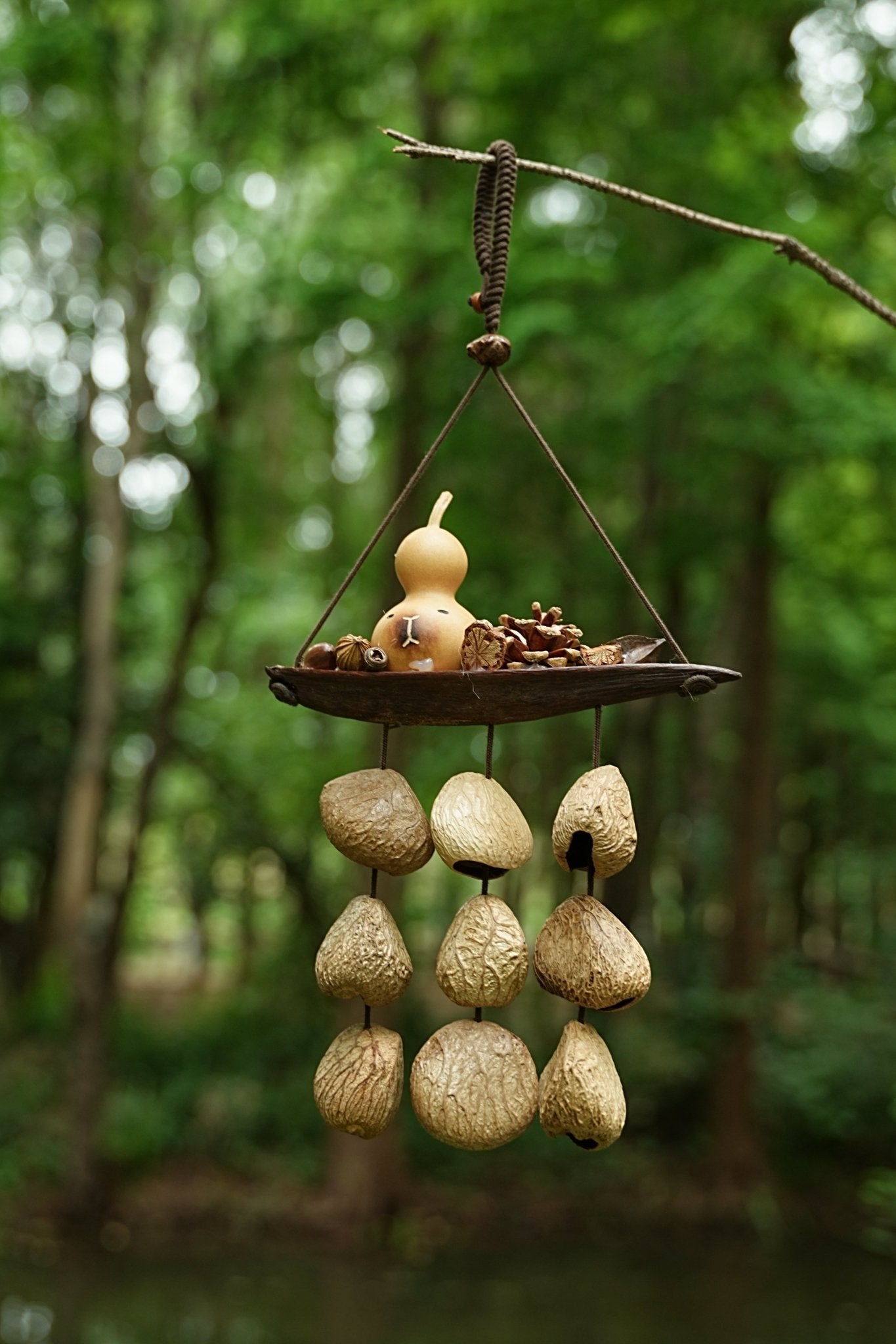 The Lucky Gourd Ark - Handcrafted Wind Chime