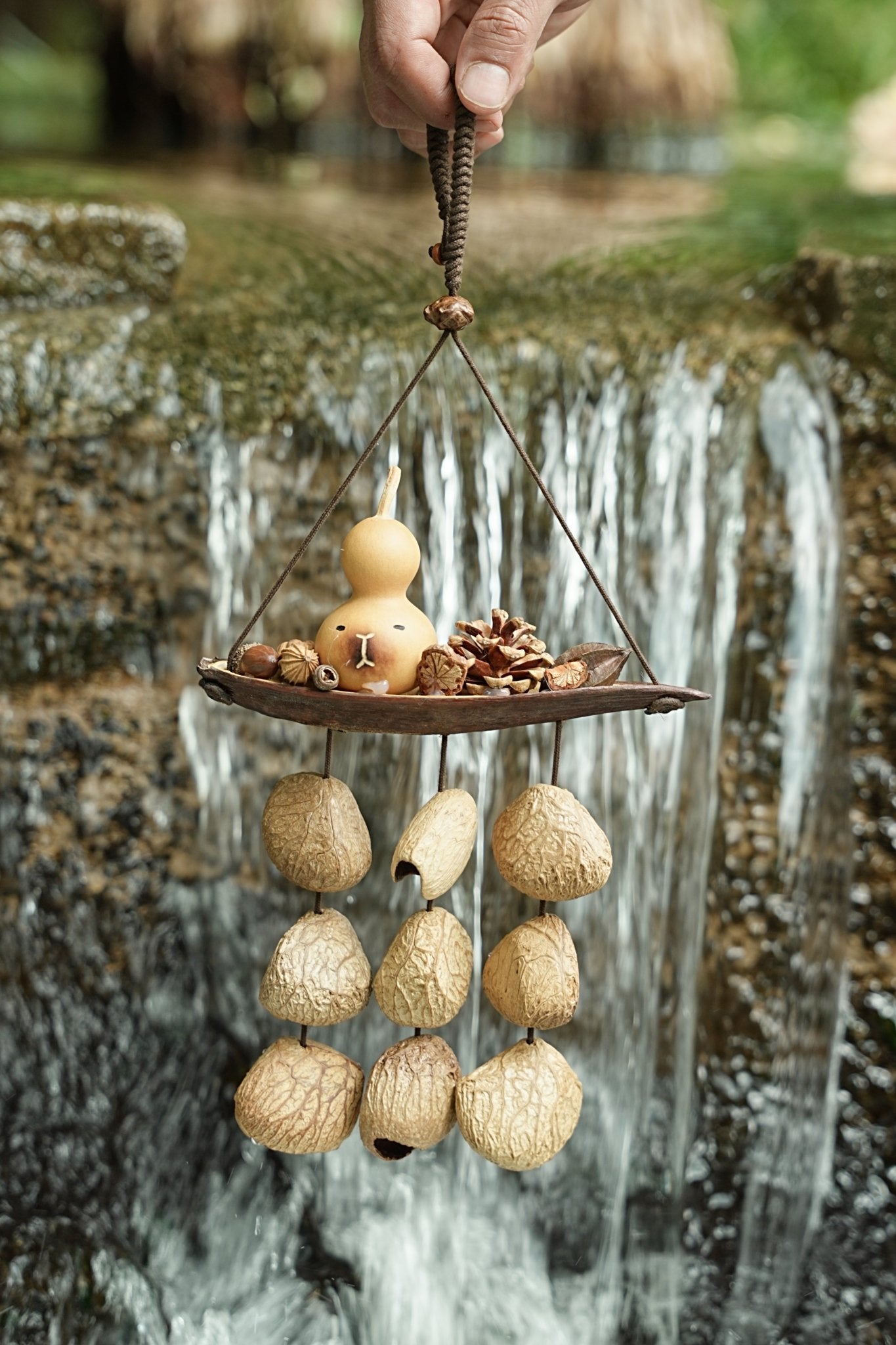 The Lucky Gourd Ark - Handcrafted Wind Chime