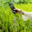 The Meadow Breeze - Macramé Phone Wristlet with Natural Seeds & Gemstones