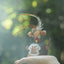 The Monkey King Guardian - Nut Shell Monkey Doll with Feathers & Staff