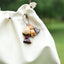 The Naptime Kitty - Hand-Carved Wooden Cat Charm with Natural Seeds & Tassel