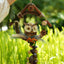 The Owl's Forest Home - Natural Wreath Wind Chime
