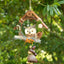 The Owl's Forest Home - Natural Wreath Wind Chime