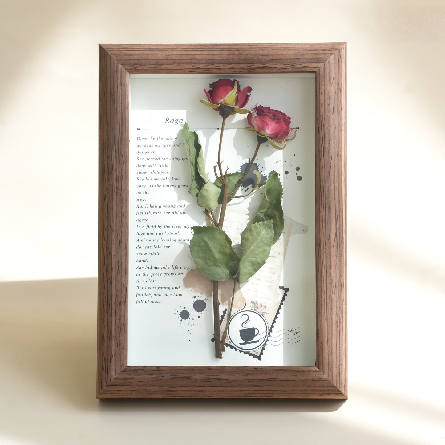 The Landscape Garden - Real Preserved Flower Shadow Box