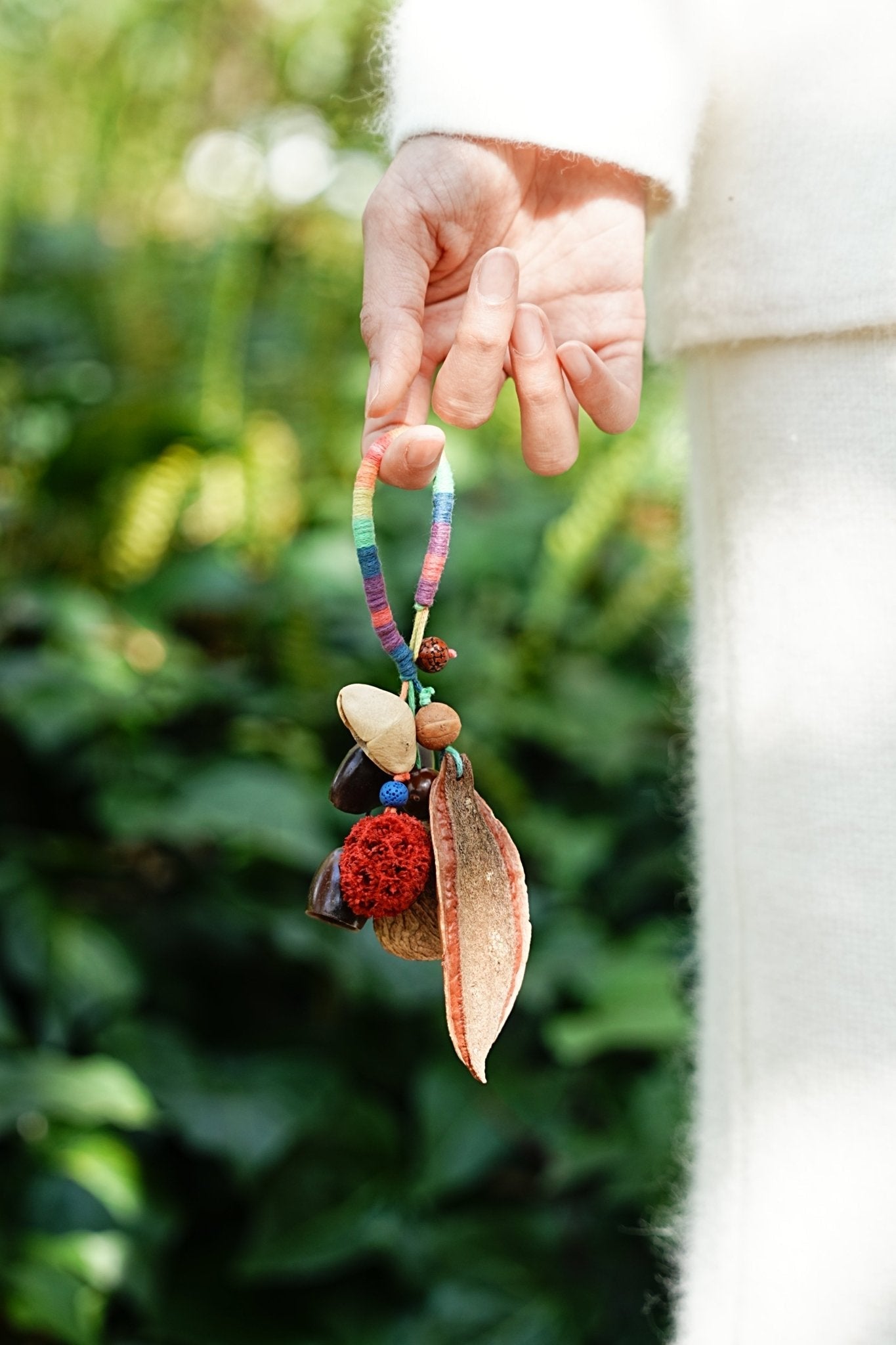 The Rainbow Seed Charm - Colorful Bag Accessory