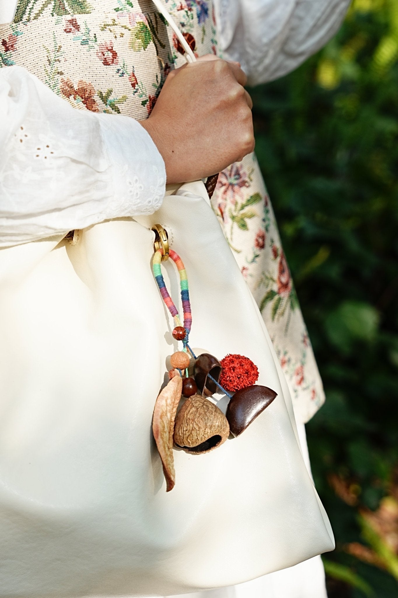The Rainbow Seed Charm - Colorful Bag Accessory