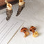 The Forager's Duo: Real Morel & Golden Chanterelle Earrings Set