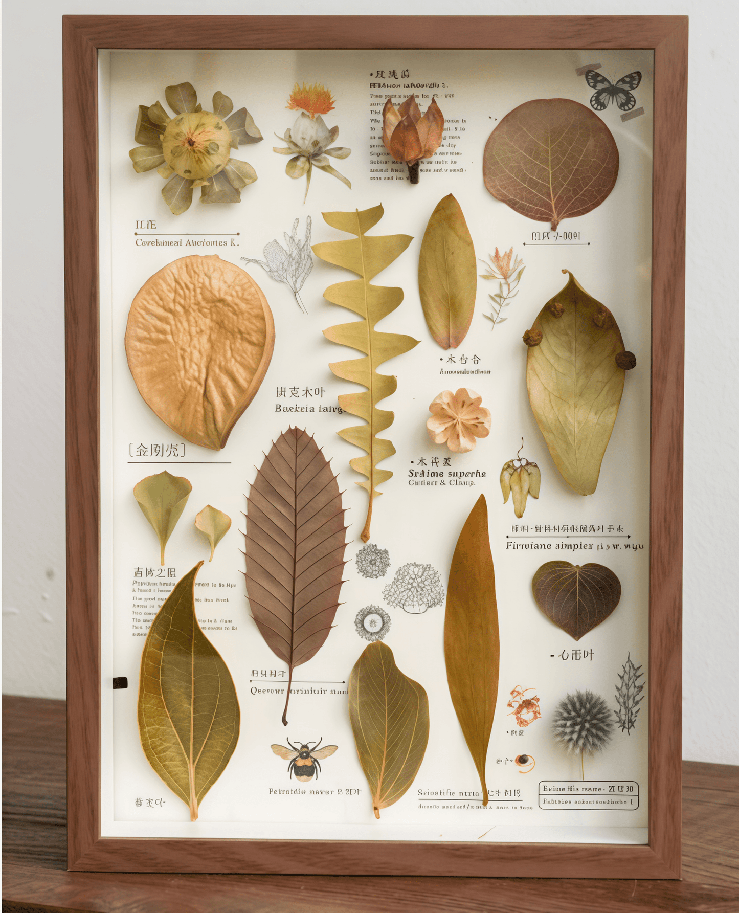 La Bóveda de Semillas de la Selva Tropical - Arte en Caja de Sombra