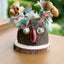 Le perroquet rock star - Figurine d'oiseau artisanale funky