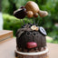 "The Scholar Piggy" - Smart Nut Shell Pig Doll