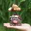 "The Scholar Piggy" - Smart Nut Shell Pig Doll