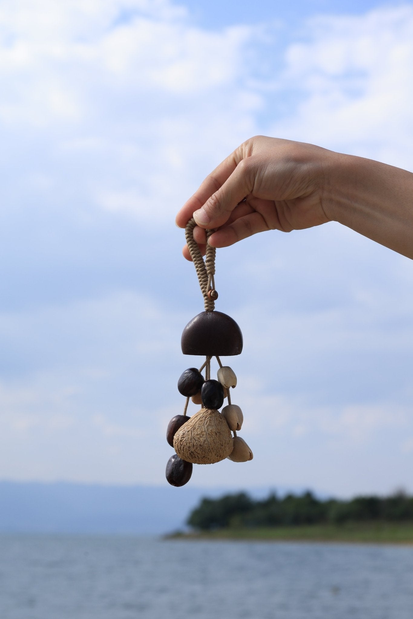 The Forest Dome Chime - Handcrafted Natural Seed Wind Bell