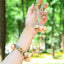 Le Chuchotement du Printemps - Bracelet Tissé à la Main Pastel