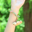 Le Chuchotement du Printemps - Bracelet Tissé à la Main Pastel