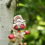The Tribal Nomad - Handcrafted Burlap & Red Wood Doll Charm