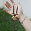 The Woodland Braid - Mixed Suede & Teal Cord Necklace