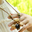L'Écho des Bois - Collier en perles de graines et de bois fait main