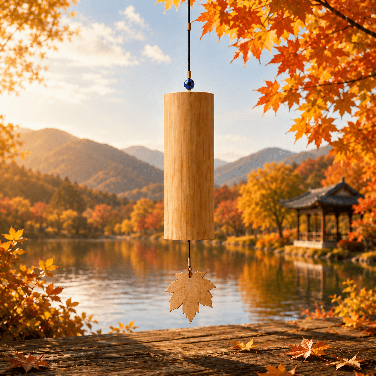 The Zen Bamboo - Handcrafted Natural Bamboo Wind Chime