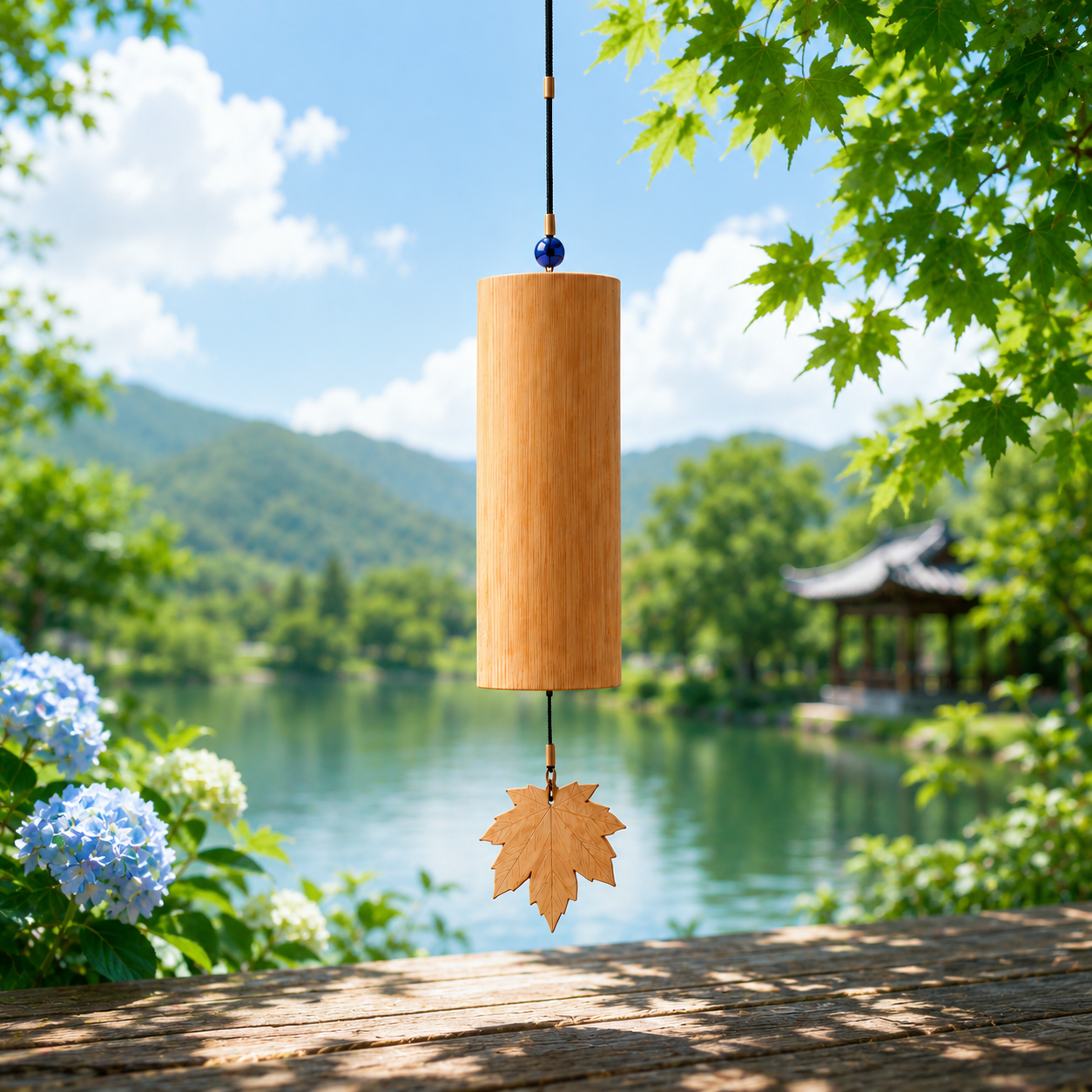 The Zen Bamboo - Handcrafted Natural Bamboo Wind Chime
