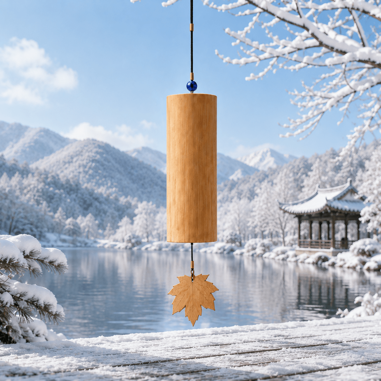 The Zen Bamboo - Handcrafted Natural Bamboo Wind Chime