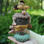 The Zen Master - Nut Shell Buddha Doll on Magnetic Lotus Base