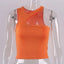 Halter Tight-Fitting Sleeveless Top