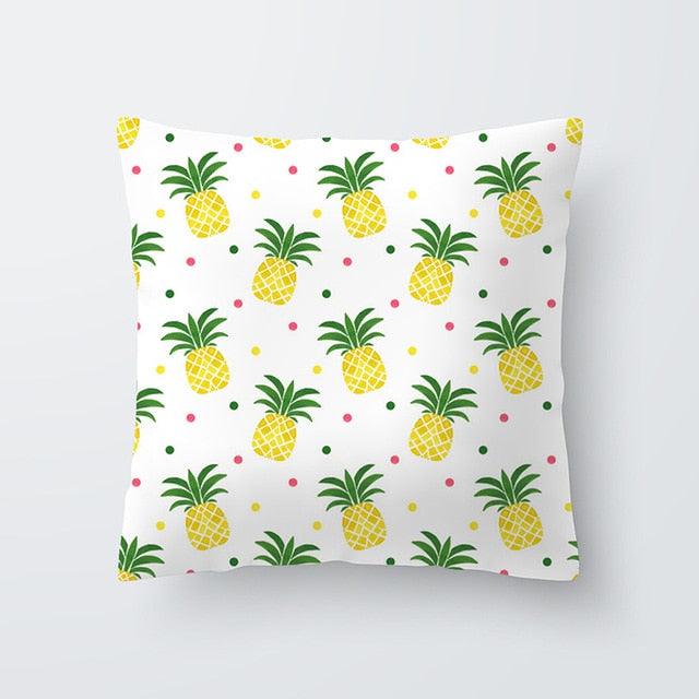 Funda de Cojín Geométrica Amarilla - Decoración Moderna