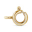 Collar con colgante de flor en oro amarillo de 14K y diamantes de 1.00 Cttw