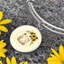 Yellow Sunflower Kitty Pendant Bracelet