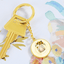 Yellow Sunflower Kitty Keychain