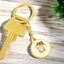 Yellow Sunflower Kitty Keychain
