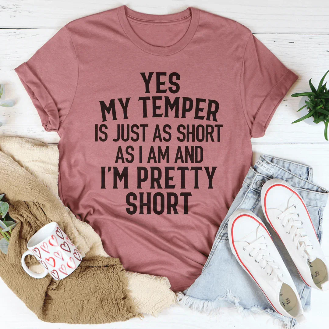 Short Temper, Short Tee: A Playful Statement Top