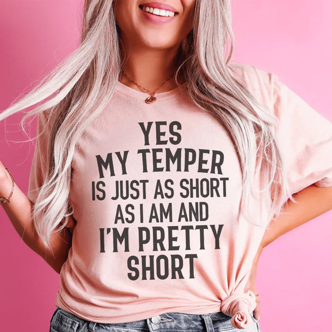 Short Temper, Short Tee: A Playful Statement Top
