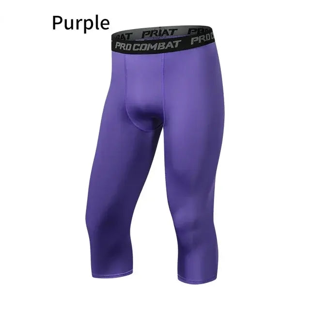 Collants 3/4 de gym pour hommes pour une performance active