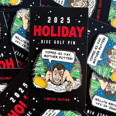 Pin de Disco de Golf Yippee Holiday 2025 - Brilla - Mariposa de Metal