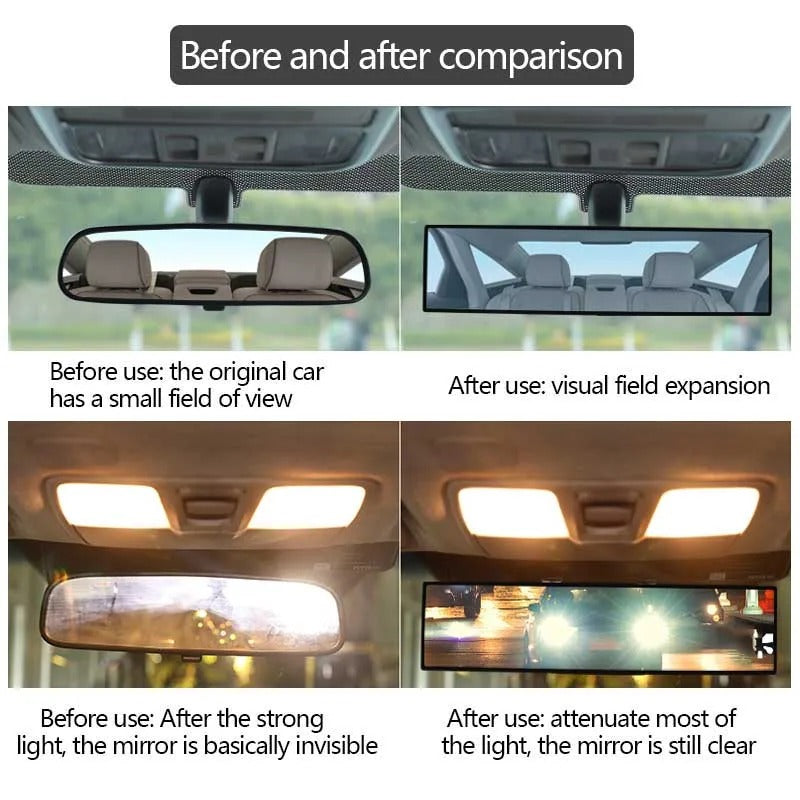 Universal Anti-Glare Wide-Angle Car Rearview Mirror