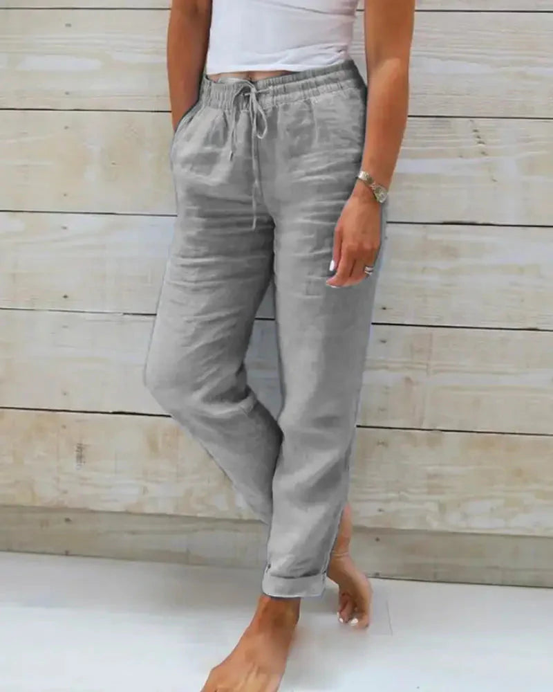 Premium Linen Pants for Women