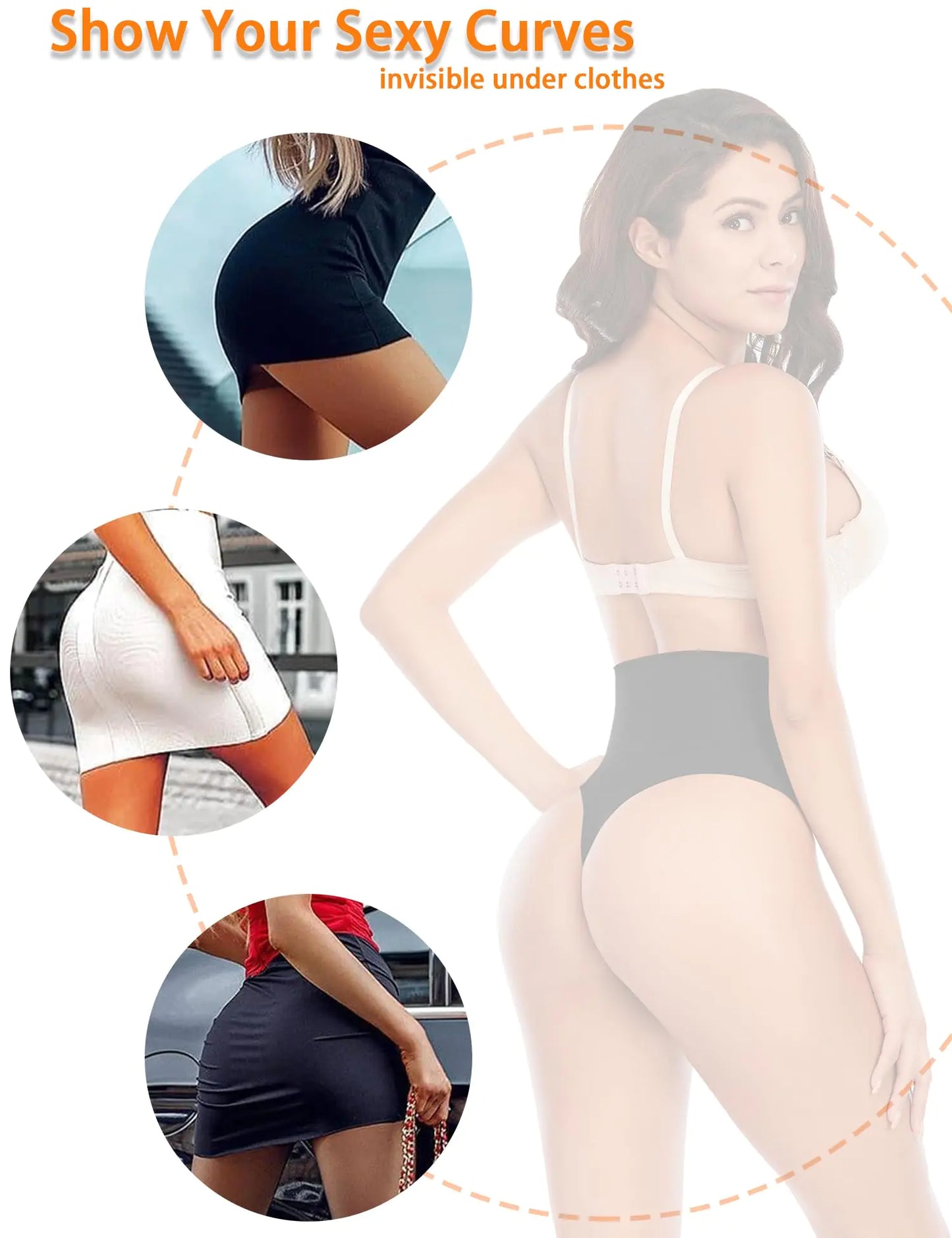Bragas de Cintura Alta Werena - Ropa Interior Sin Costuras para Mujeres